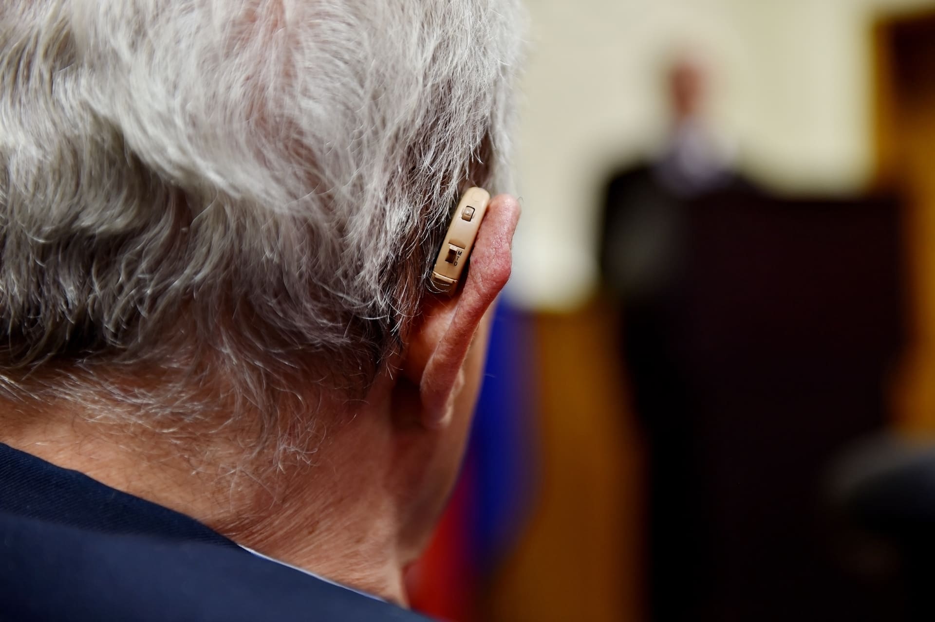 Detail,Shot,With,A,Hearing,Aid,Device,Used,By,Old