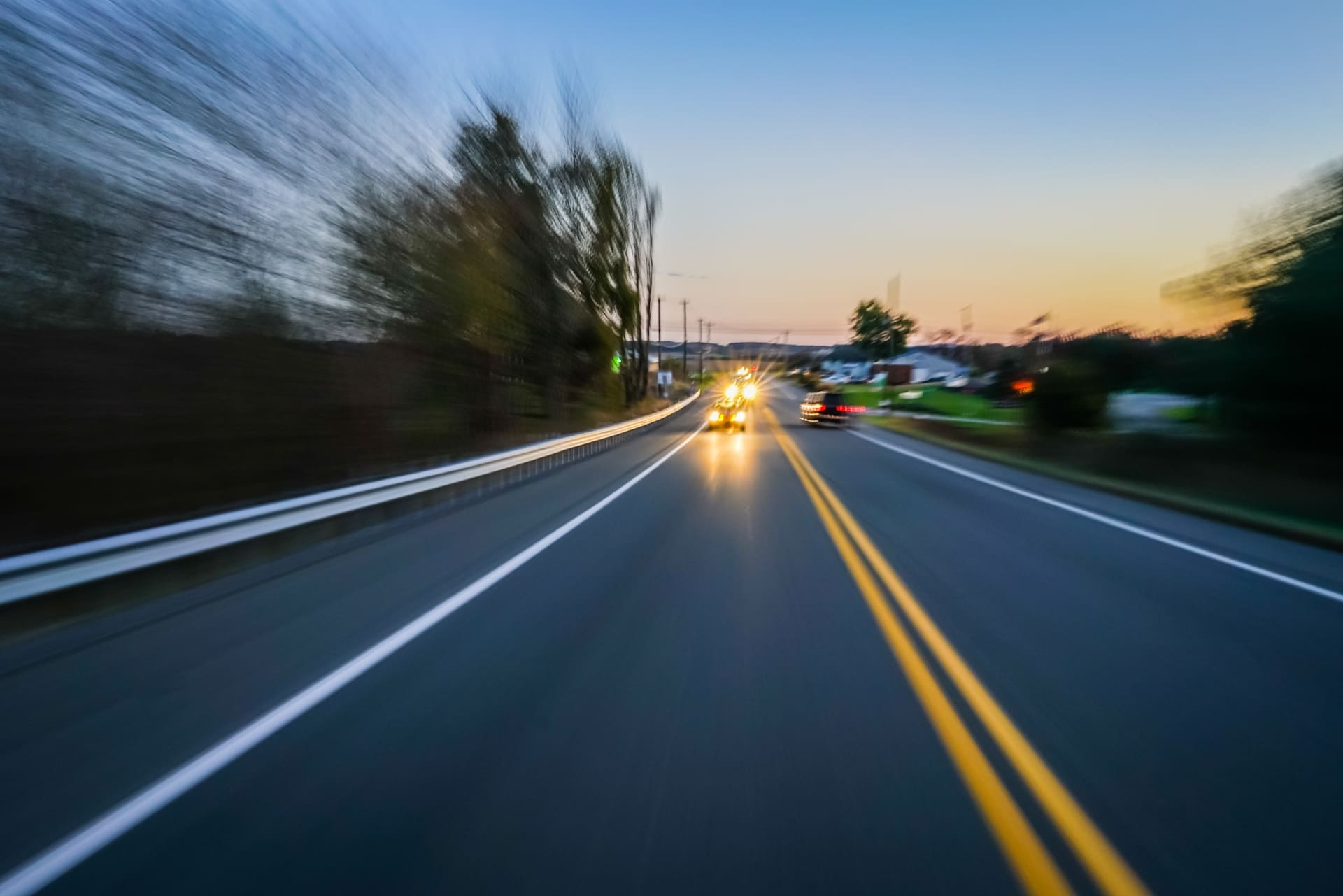 Road,Motion,Blur,Night